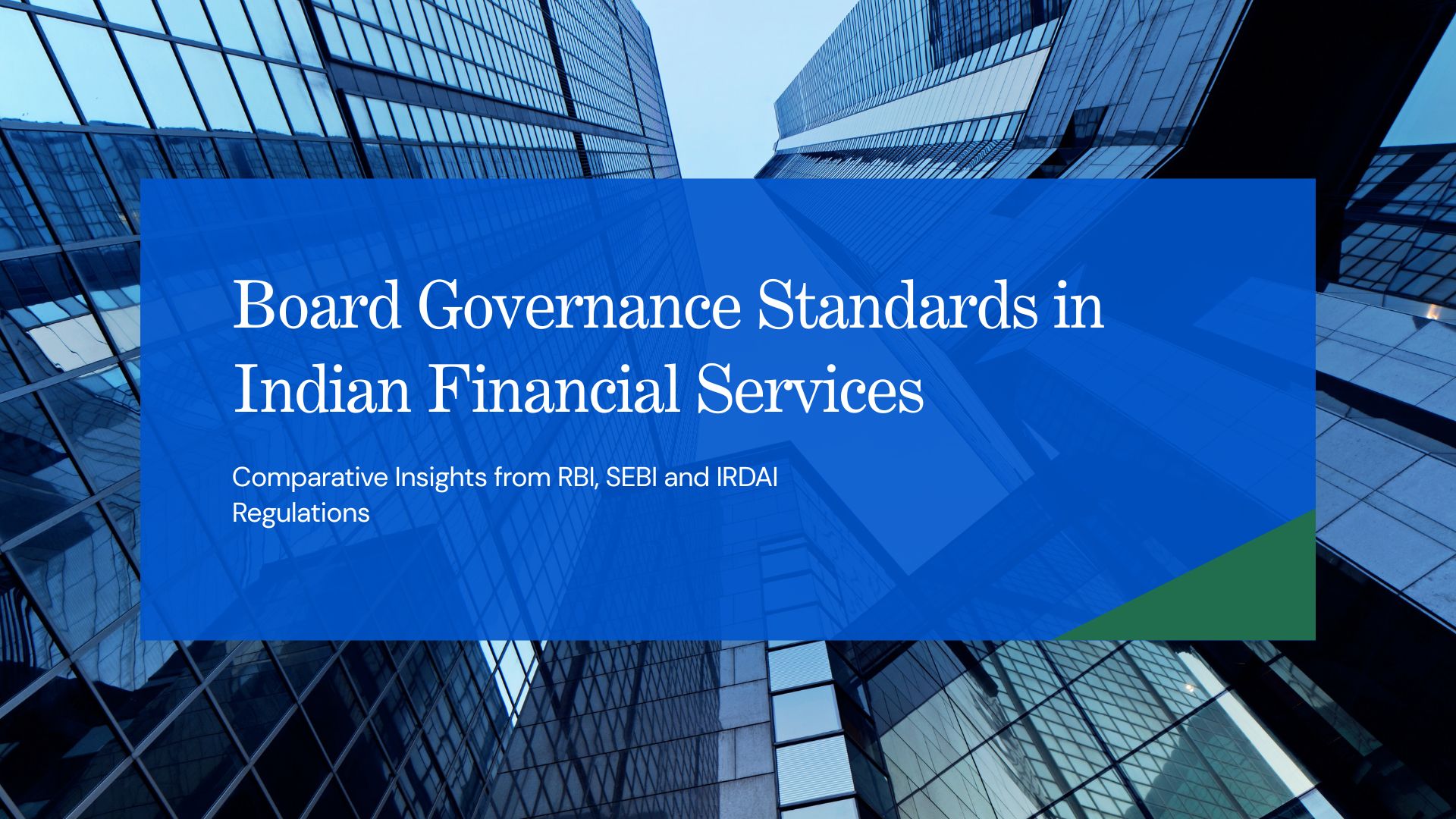 Board Governance Standards in Indian BFSI