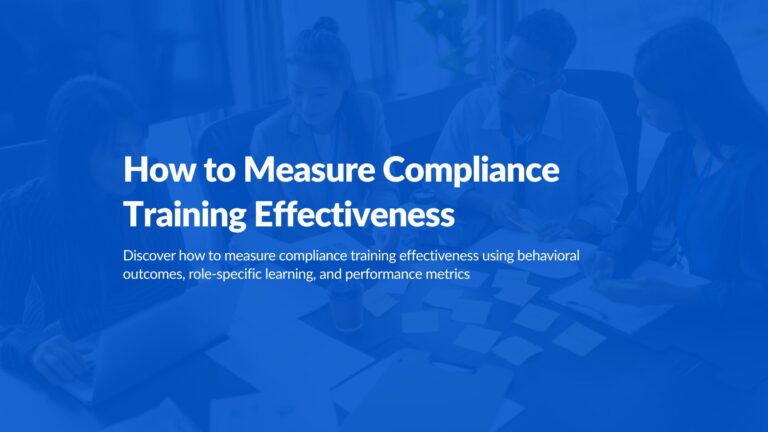 How to Measure Compliance Training Effectiveness
