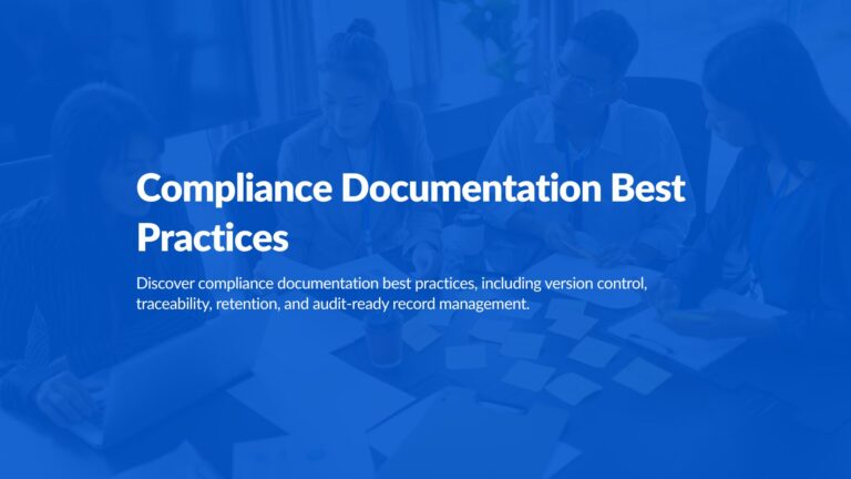 Compliance Documentation Best Practices