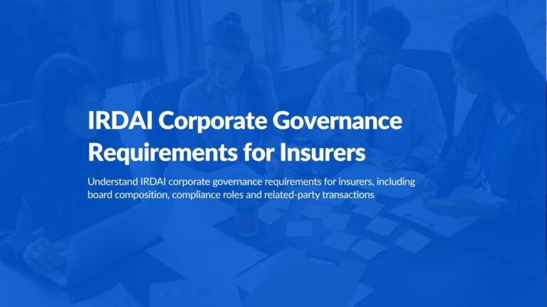 IRDAI Corporate Governance Requirements for Insurers